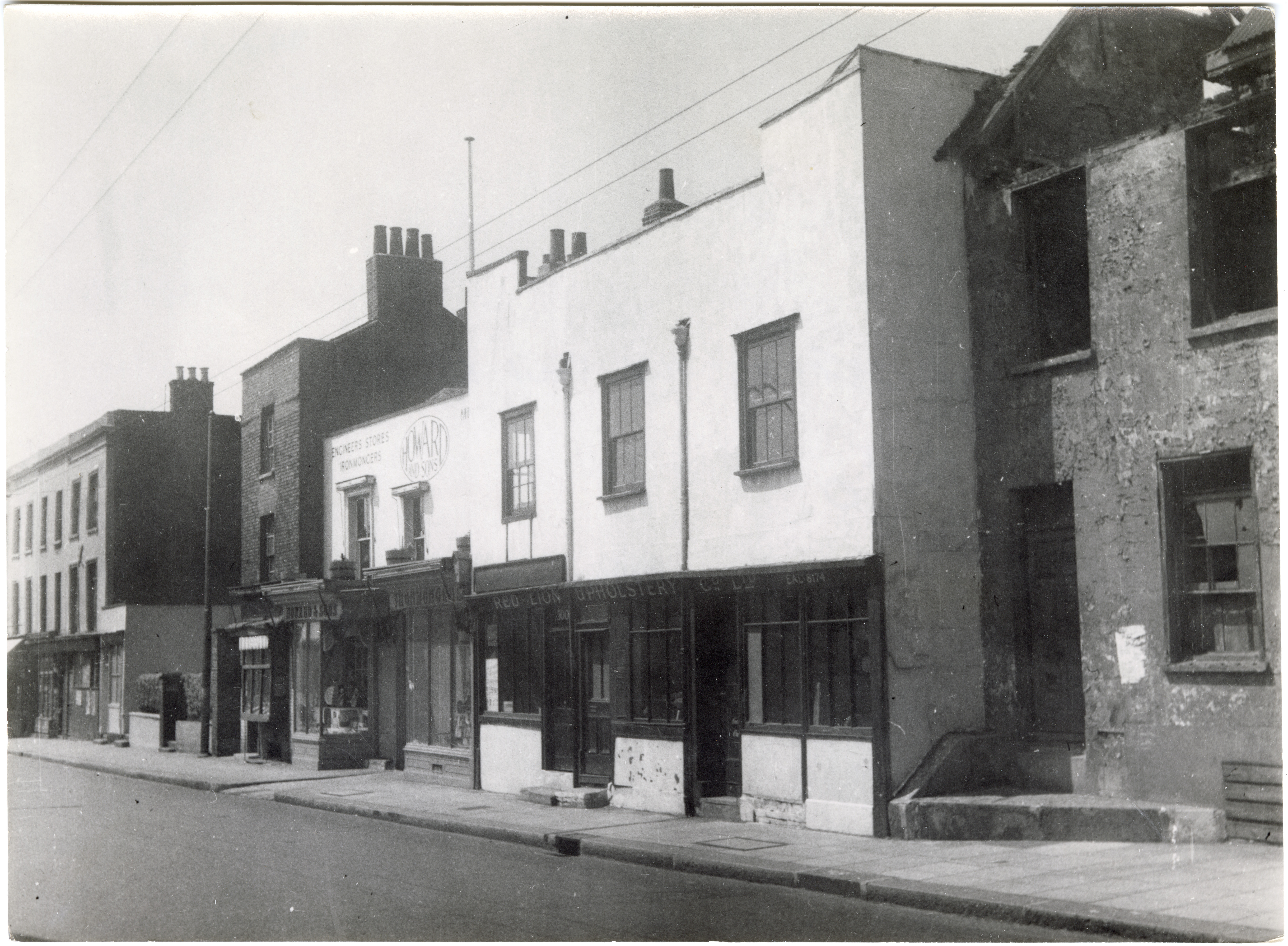 1950S 60s 298 303 high street view from east holman hounslow local studies archive