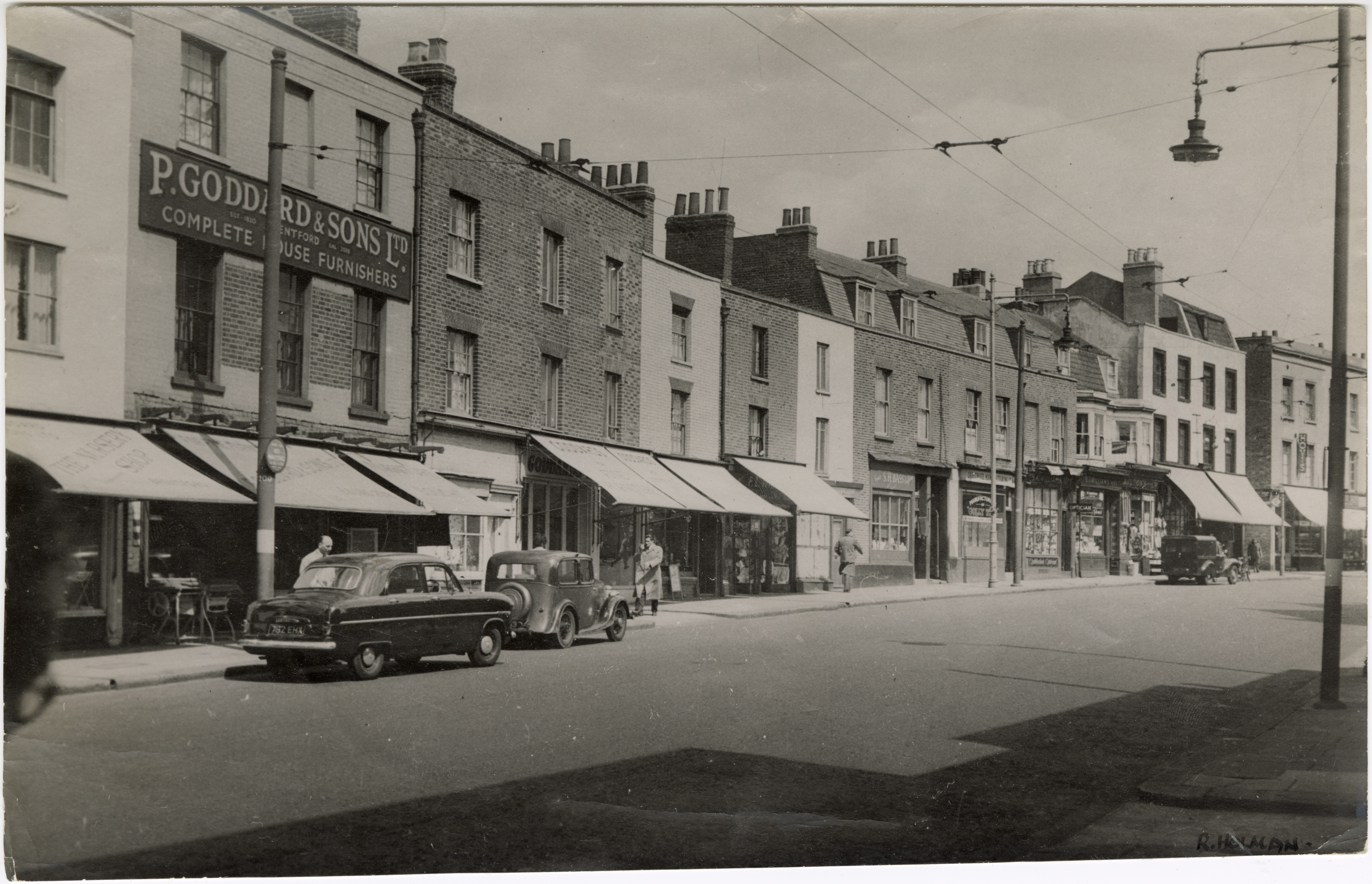 1950S 1960s 276 290 high street view from west holman hounslow local studies archive