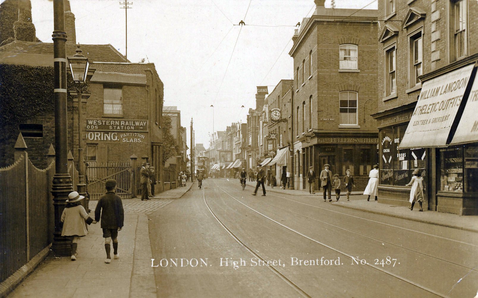 1920s dock road the old st pauls road on right howard webb collection