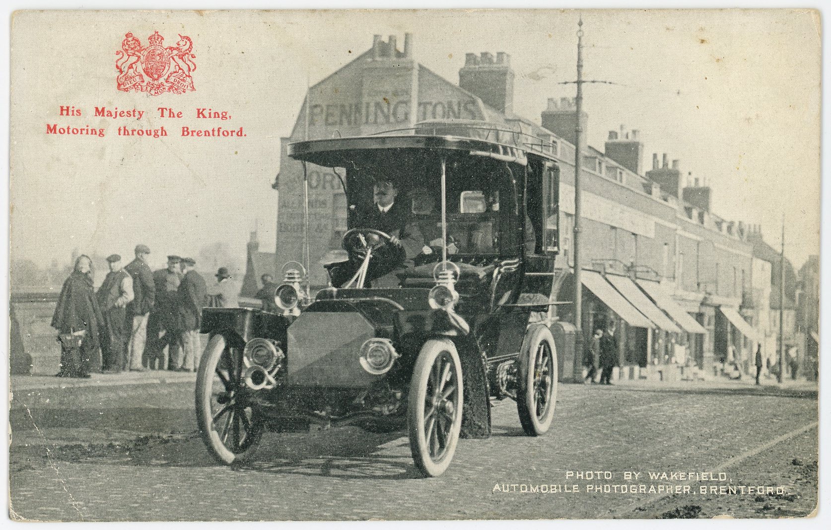 1900 Brentford bridge was rebuilt to widen it for tram traffic