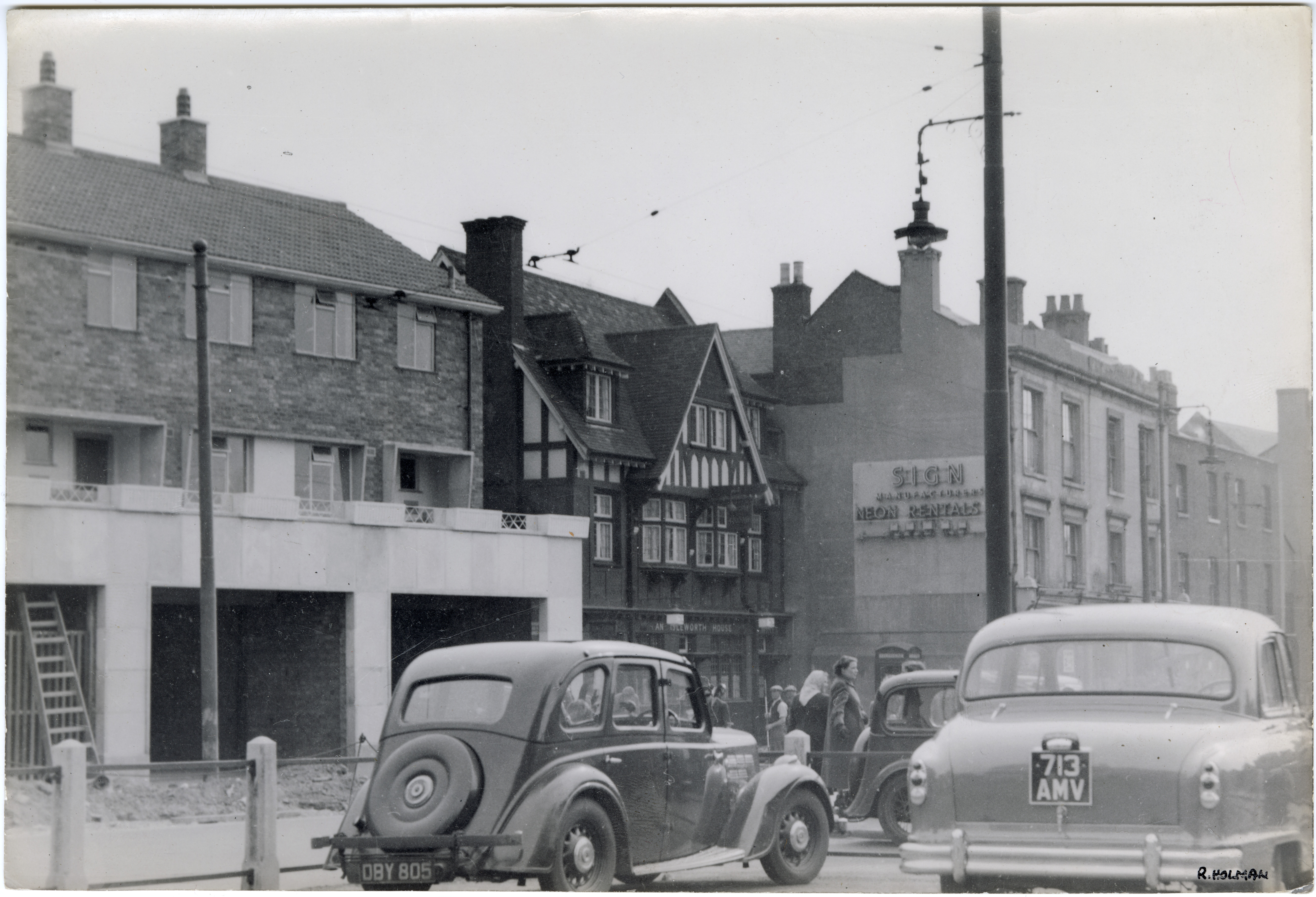 Early 1950s 120 123 high street county parade holman hounslow local studies archive