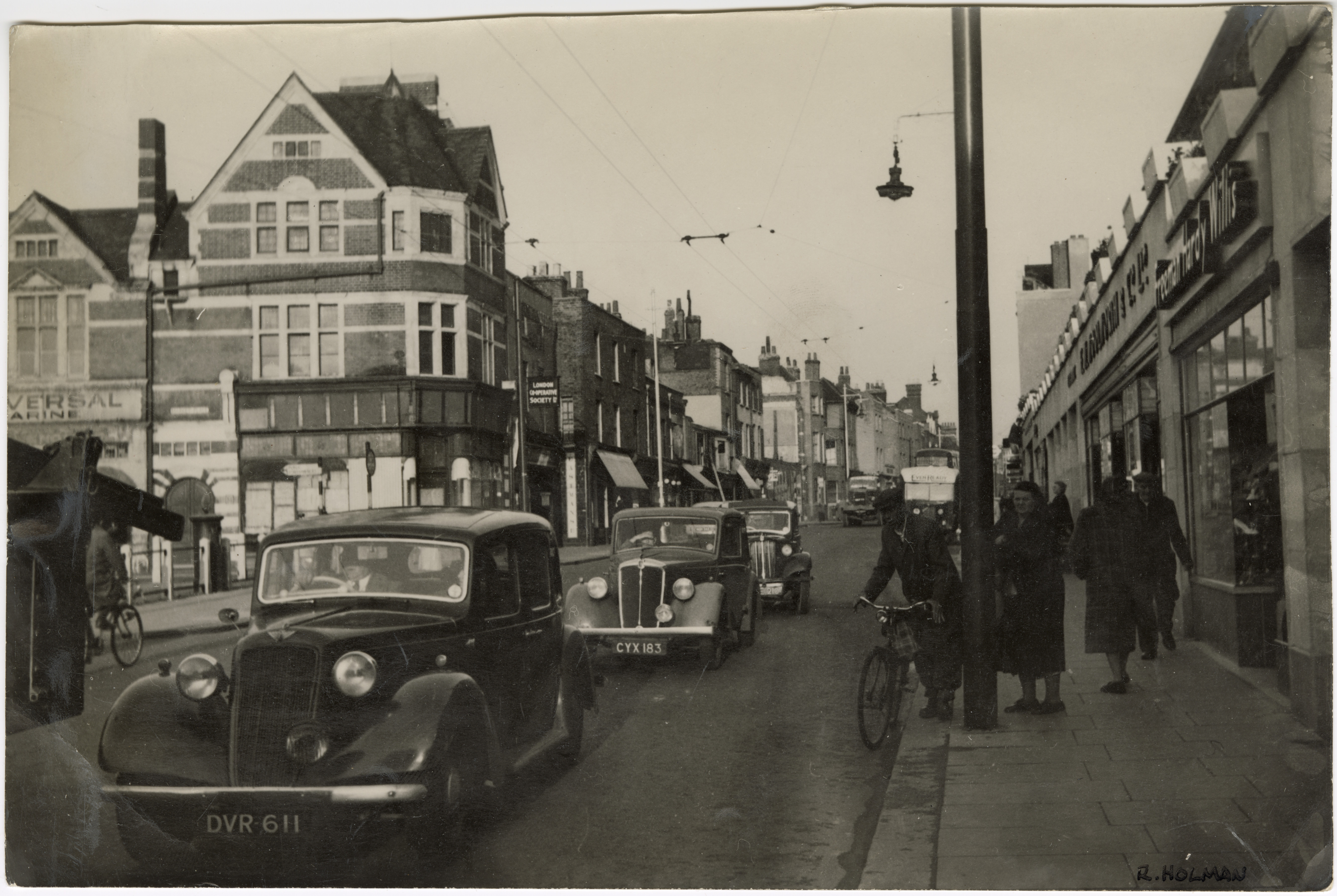 1954 circa 196 high street with county parade added view from west holman hounslow local studies archive